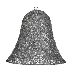 Adorno Navideño Gris Metal Plástico Campana 30 x 27 x 30 cm de Krist+, Navidad - Ref: S3612836, Precio: 8,72 €, Descuento: %