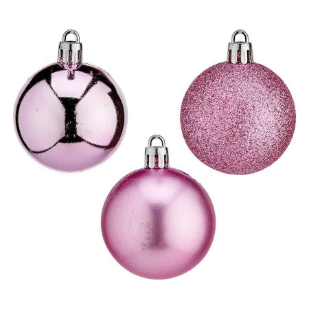 Bola de Natal Ø 5 cm Cor de Rosa Plástico 12 x 26,5 x 12 cm de Krist+, Natal - Ref: S3612921, Preço: 4,44 €, Desconto: %