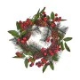 Coroa de Natal Castanho Vermelho Verde Plástico 30 x 10 x 30 cm de Krist+, Natal - Ref: S3613348, Preço: 10,18 €, Desconto: %