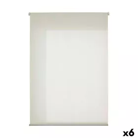 Roller blinds 120 x 180 cm Polyester Cream Plastic (6 Units) by Gift Decor, Blinds - Ref: S3613690, Price: 69,43 €, Discount: %