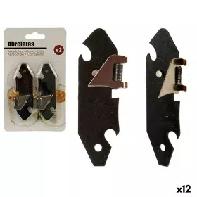 Abrelatas Plateado Negro (1 x 15 x 9 cm) (12 Unidades) de BigBuy Home, Abrelatas manuales - Ref: S3614023, Precio: 10,58 €, D...