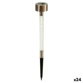 Solar lamp Marker Transparent Silver (24 Units) by Ibergarden, Solar Lights - Ref: S3614103, Price: 45,21 €, Discount: %