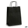 Bolsa de Papel Negro (18 x 8 x 31 cm) (25 Unidades) de Pincello, Cajas y bolsas de regalo - Ref: S3614306, Precio: 9,44 €, De...