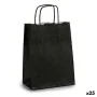 Mala de Papel Preto (18 x 8 x 31 cm) (25 Unidades) de Pincello, Caixas e bolsas de presente - Ref: S3614306, Preço: 9,44 €, D...