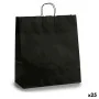 Paper Bag Black 16 x 57,5 x 46 cm (25 Units) by Pincello, Shopping bags and baskets - Ref: S3614309, Price: 17,64 €, Discount: %