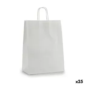 Sac en papier Blanc (32 X 12 X 50 cm) (25 Unités) de Pincello, Boîtes et sacs cadeaux - Réf : S3614312, Prix : 14,87 €, Remis...