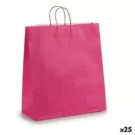 Paper Bag Pink 16 x 57,5 x 46 cm (25 Units) by Pincello, Shopping bags and baskets - Ref: S3614315, Price: 19,12 €, Discount: %