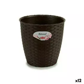 Blumentopf Stefanplast Kunststoff Schokolade 19 x 17,5 x 19 cm (12 Stück) von Stefanplast, Töpfe - Ref: S3614378, Preis: 28,0...