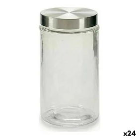 Boîte Verre Argenté Transparent Aluminium (1 L) (24 Unités) de Vivalto, Stockage des aliments - Réf : S3614516, Prix : 51,57 ...