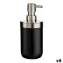 Soap Dispenser Silver Black Stainless steel Plastic (350 ml) (6 Units) by Berilo, Stands and dispensers - Ref: S3614558, Pric...