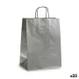 Sac en papier Argenté (24 x 12 x 40 cm) (25 Unités) de Pincello, Boîtes et sacs cadeaux - Réf : S3614594, Prix : 13,87 €, Rem...