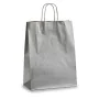 Paper Bag Silver (32 X 12 X 50 cm) (25 Units) by Pincello, Gift boxes and bags - Ref: S3614595, Price: 16,70 €, Discount: %