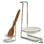 Spoon Rest Silver White polypropylene Iron 10 x 18 x 11 cm (24 Units) by Kinvara, Spoons - Ref: S3614851, Price: 42,99 €, Dis...