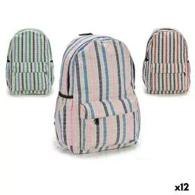 Schulrucksack Streifen Bunt 13 x 45 x 31 cm 12 Stück von Pincello, Kinderrucksäcke - Ref: S3615065, Preis: 97,24 €, Rabatt: %