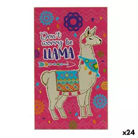 Cadre Bois Lama (1 x 40 x 24 cm) de Gift Decor, Décoration murale - Réf : S3615100, Prix : 43,69 €, Remise : %