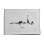 Cuadro Ciudad Negro Blanco Aglomerado (81,5 x 3 x 121 cm) (3 Unidades) de Gift Decor, Frontones decorativos - Ref: S3615469, ...