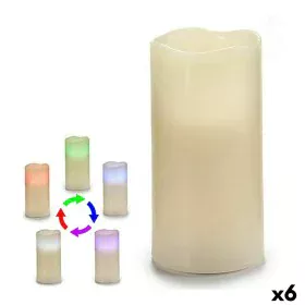 Vela LED 7,5 x 14,8 x 7,5 cm (6 Unidades) de Gift Decor, Velas - Ref: S3615574, Preço: 22,12 €, Desconto: %