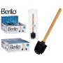 Toilet Brush Black Brown Bamboo (8 x 35,5 x 8 cm) (24 Units) by Berilo, Toilet accessories - Ref: S3615684, Price: 45,21 €, D...