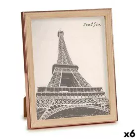 Photo frame Brown Copper Plastic Glass (23 x 27 x 2 cm) (6 Units) by Gift Decor, Table and wall frames - Ref: S3615779, Price...