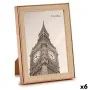 Moldura de Fotos Castanho Cobre Plástico Vidro (15,6 x 2 x 20,7 cm) (6 Unidades) de Gift Decor, Molduras de parede e mesa - R...