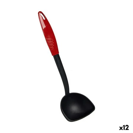 Cucharón Plástico Rojo Negro Nailon (6,5 x 30,5 x 9 cm) (12 Unidades) de BigBuy Home, Cucharones para servir - Ref: S3616129,...