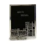 Pintura Prateado Preto Painel 144 Letras (2,5 x 50,5 x 40,5 cm) (12 Unidades) de Gift Decor, Frontões decorativos - Ref: S361...