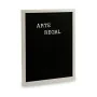 Cuadro Negro Blanco Panel 144 Letras (2,5 x 50,5 x 40,5 cm) (12 Unidades) de Gift Decor, Frontones decorativos - Ref: S361617...