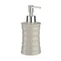 Soap Dispenser Waves Ceramic Grey Metal 12 Units (260 ml) by Berilo, Stands and dispensers - Ref: S3616224, Price: 40,16 €, D...