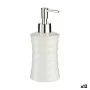 Soap Dispenser Waves Ceramic Metal White (260 ml) (12 Units) by Berilo, Stands and dispensers - Ref: S3616227, Price: 40,16 €...