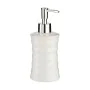 Soap Dispenser Waves Ceramic Metal White (260 ml) (12 Units) by Berilo, Stands and dispensers - Ref: S3616227, Price: 40,16 €...