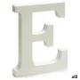 Lettre E Bois Blanc (1,8 x 21 x 17 cm) (12 Unités) de Pincello, Lettres et chiffres - Réf : S3616249, Prix : 9,52 €, Remise : %