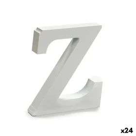 Letra Z Madeira Branco (2 x 16 x 14,5 cm) (24 Unidades) de Pincello, Letras e números para artesanato - Ref: S3616253, Preço:...