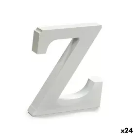 Letter Z Wood White (2 x 16 x 14,5 cm) (24 Units) by Pincello, Letters & Numbers - Ref: S3616253, Price: 14,02 €, Discount: %