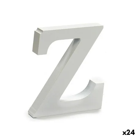 Lettera Z Legno Bianco (2 x 16 x 14,5 cm) (24 Unità) di Pincello, Lettere e numeri - Rif: S3616253, Prezzo: 14,02 €, Sconto: %