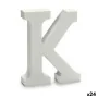 Lettre K Bois Blanc (2 x 16 x 14,5 cm) (24 Unités) de Pincello, Lettres et chiffres - Réf : S3616261, Prix : 14,02 €, Remise : %