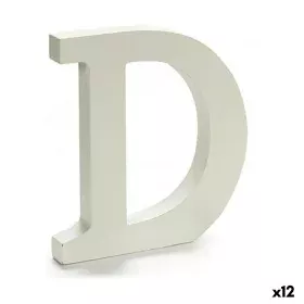 Lettera D Legno Bianco (1,8 x 21 x 17 cm) (12 Unità) di Pincello, Lettere e numeri - Rif: S3616262, Prezzo: 9,52 €, Sconto: %