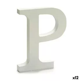 Buchstabe P Holz Weiß (1,8 x 21 x 17 cm) (12 Stück) von Pincello, Buchstaben & Zahlen - Ref: S3616268, Preis: 9,52 €, Rabatt: %