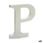 Lettre P Bois Blanc (1,8 x 21 x 17 cm) (12 Unités) de Pincello, Lettres et chiffres - Réf : S3616268, Prix : 9,52 €, Remise : %