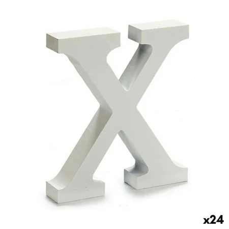 Lettera X Legno Bianco (2 x 16 x 14,5 cm) (24 Unità) di Pincello, Lettere e numeri - Rif: S3616269, Prezzo: 14,02 €, Sconto: %