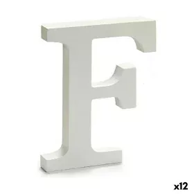 Buchstabe F Holz Weiß (1,8 x 21 x 17 cm) (12 Stück) von Pincello, Buchstaben & Zahlen - Ref: S3616277, Preis: 9,52 €, Rabatt: %