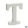 Letter T Wood White (2 x 16 x 14,5 cm) (24 Units) by Pincello, Letters & Numbers - Ref: S3616282, Price: 14,02 €, Discount: %