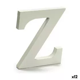 Buchstabe Z Holz Weiß (1,8 x 21 x 17 cm) (12 Stück) von Pincello, Buchstaben & Zahlen - Ref: S3616285, Preis: 9,52 €, Rabatt: %