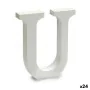 Lettre U Bois Blanc (2 x 16 x 14,5 cm) (24 Unités) de Pincello, Lettres et chiffres - Réf : S3616286, Prix : 14,02 €, Remise : %