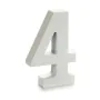 Number 4 Wood White (2 x 16 x 14,5 cm) (24 Units) by Pincello, Letters & Numbers - Ref: S3616288, Price: 14,02 €, Discount: %