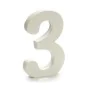 Number 3 Wood White (1,8 x 21 x 17 cm) (12 Units) by Pincello, Letters & Numbers - Ref: S3616293, Price: 9,52 €, Discount: %