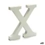 Letter X Wood White (1,8 x 21 x 17 cm) (12 Units) by Pincello, Letters & Numbers - Ref: S3616298, Price: 9,52 €, Discount: %