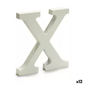 Lettera X Legno Bianco (1,8 x 21 x 17 cm) (12 Unità) di Pincello, Lettere e numeri - Rif: S3616298, Prezzo: 9,52 €, Sconto: %