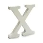 Letter X Wood White (1,8 x 21 x 17 cm) (12 Units) by Pincello, Letters & Numbers - Ref: S3616298, Price: 9,52 €, Discount: %