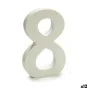 Numeri 8 Legno Bianco (1,8 x 21 x 17 cm) (12 Unità) di Pincello, Lettere e numeri - Rif: S3616308, Prezzo: 10,59 €, Sconto: %