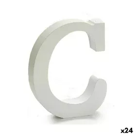 Letra C (24 Unidades) Branco Madeira 2 x 11 cm de Pincello, Letras e números para artesanato - Ref: S3616331, Preço: 14,02 €,...